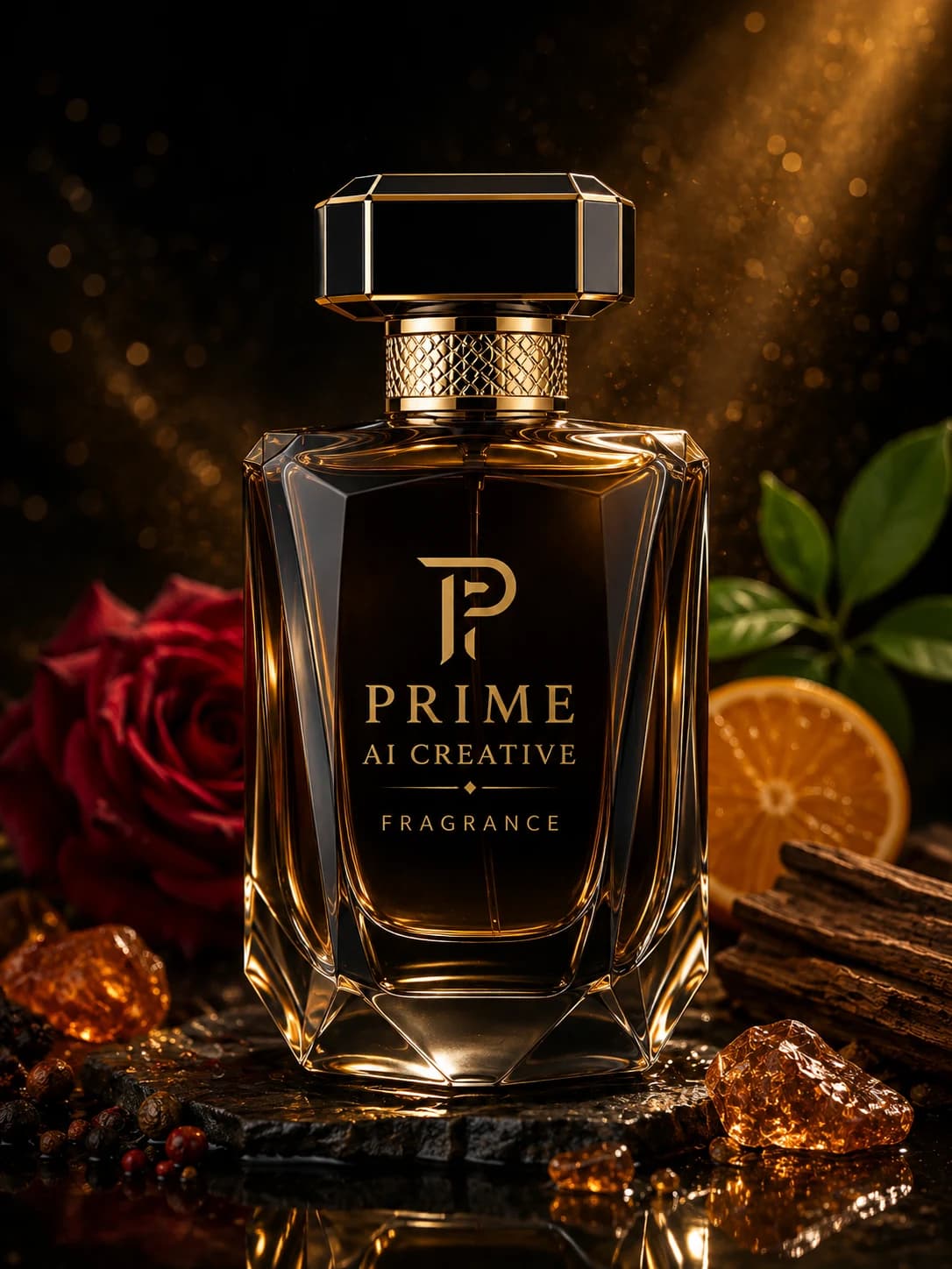 Luxury fragrance advertising concept campaign by Prime AI Creative